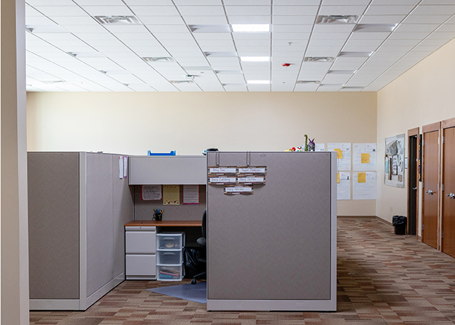 Front office with daylighting system