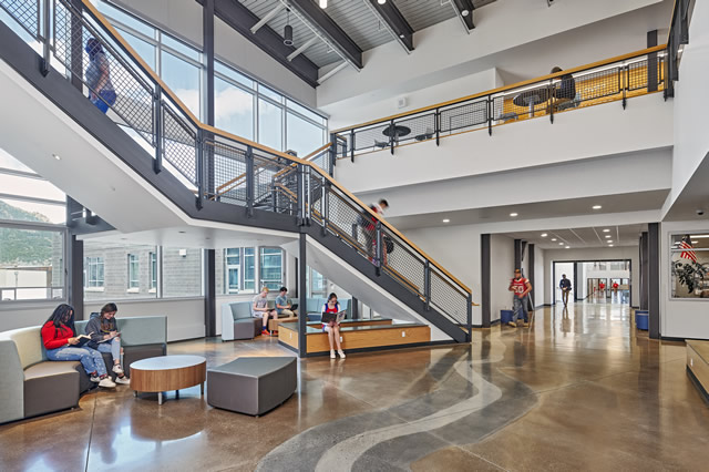 Buena Vista Middle/High School staircase