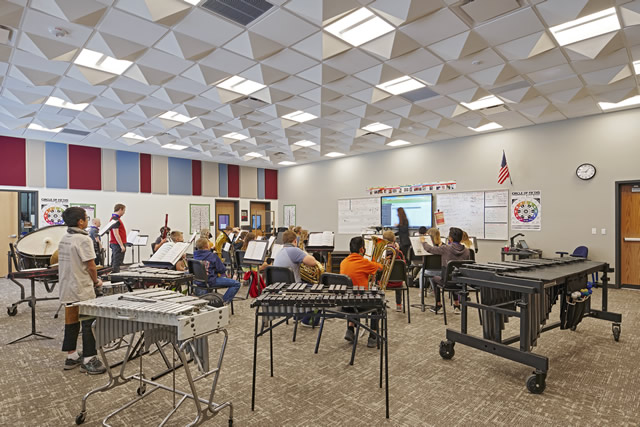 Buena Vista Middle/High School band room