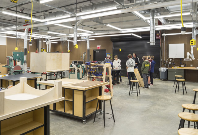 Discovery High School shop class