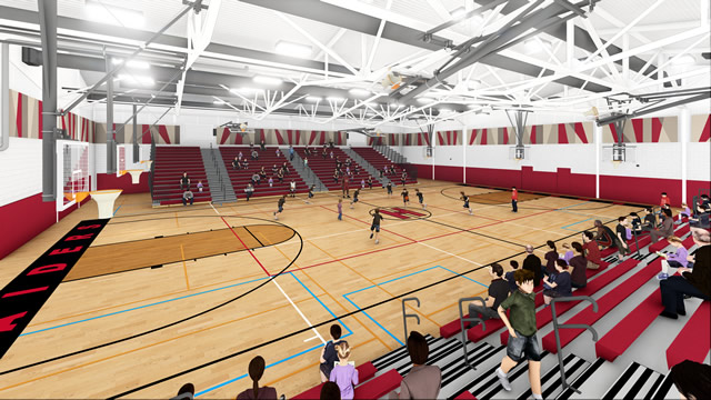 Hillside Middle School gym