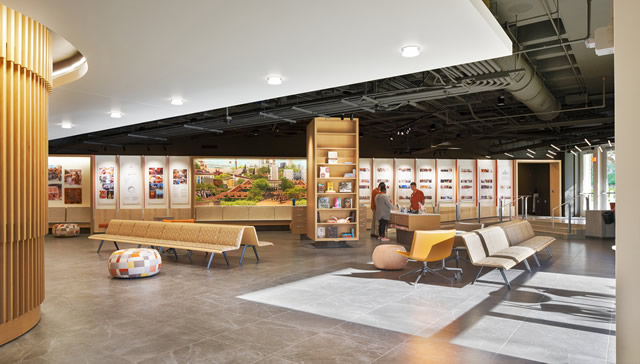 University of Texas at Austin Texas Welcome Center interior