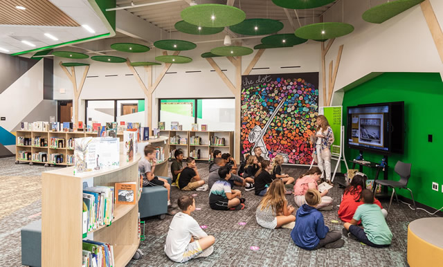 Blue Ridge Elementary School library