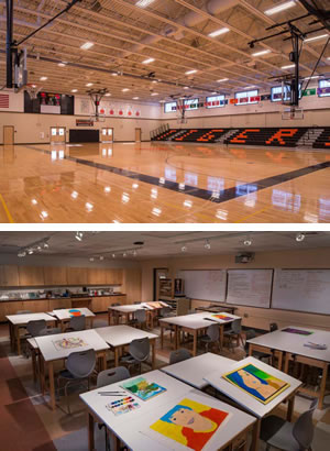 high school building transformation