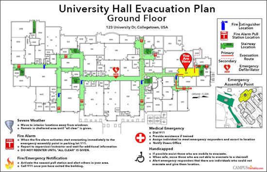 Emergency Egress Route Plan