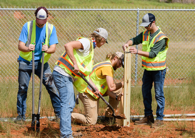 Experiential Learning Yard. Image Credit: Clemson University Relations