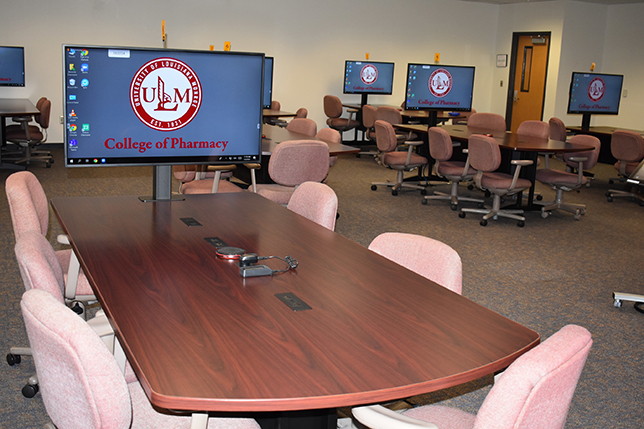 University of Louisiana Monroe active learning classroom