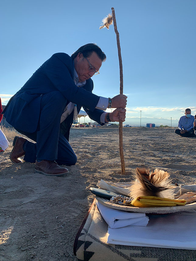 Diné College Math Science Building groundbreaking