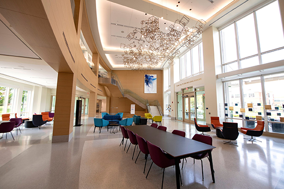 Holmes Hall interior at Bucknell University