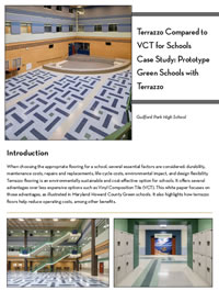 Terrazzo Compared to VCT for Schools Case Study