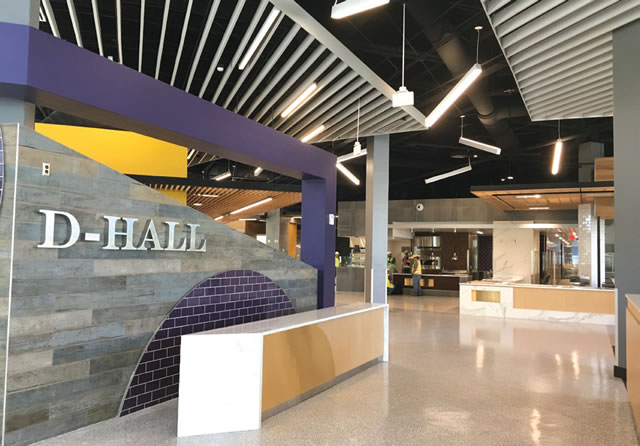 James Madison University D-Hall Dining Facilities