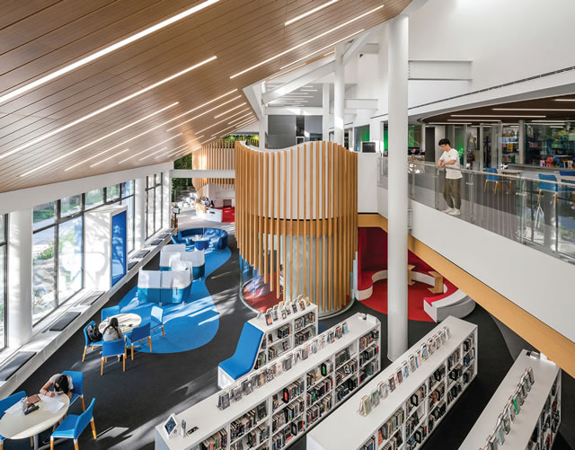 Shanghai American School library