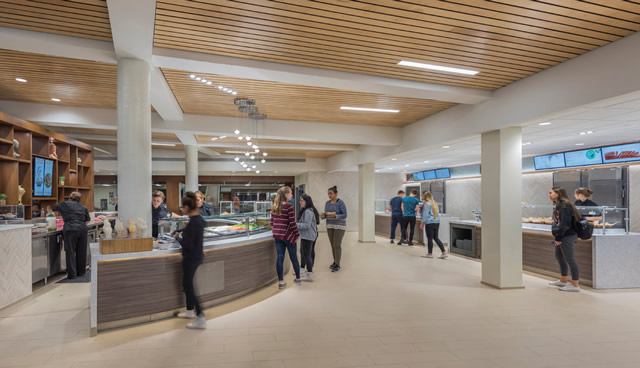 Stevenson High School dining hall